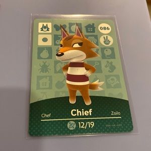 GENUINE ACNH amiibo for Chief